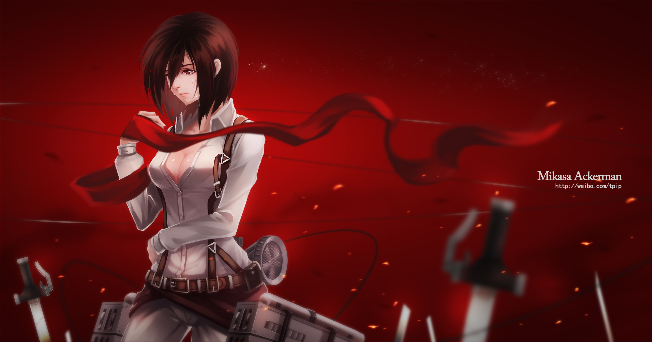 Handy-Wallpaper Mikasa Ackermann, Attack On Titan, Animes kostenlos herunterladen.