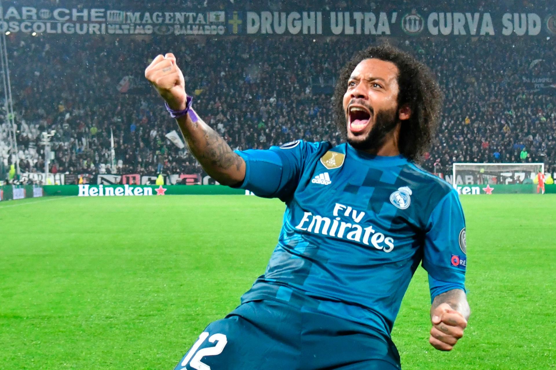 Free download wallpaper Sports, Soccer, Real Madrid C F, Marcelo Vieira on your PC desktop