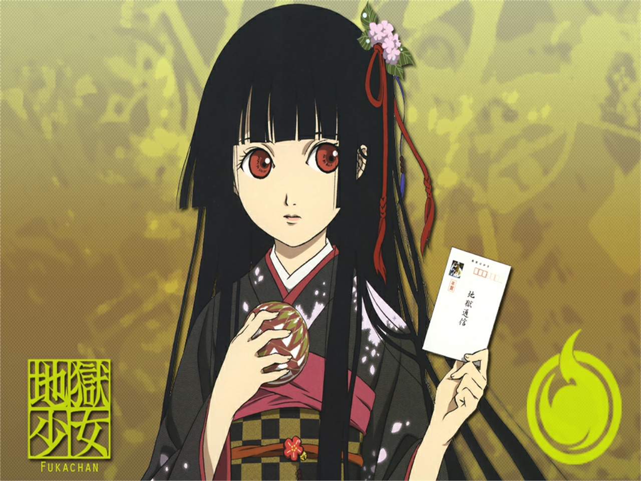 Download mobile wallpaper Anime, Jigoku Shōjo for free.