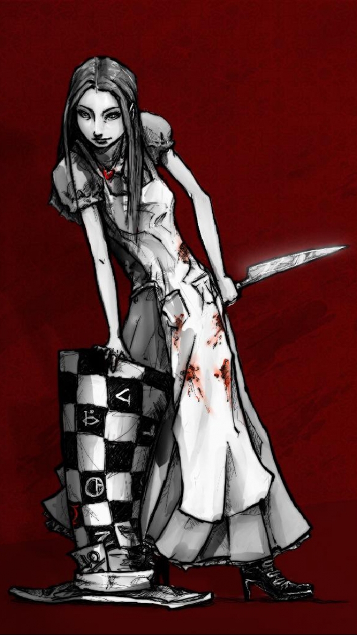 returns, american mcgee's alice, video game, red Full HD