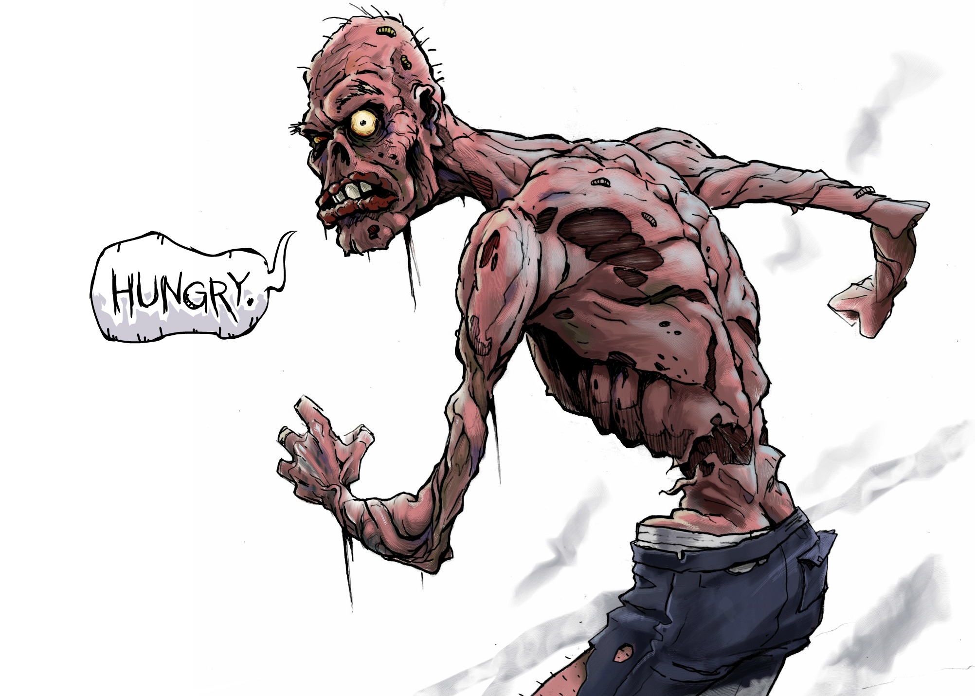 Laden Sie das Düster, Zombie-Bild kostenlos auf Ihren PC-Desktop herunter