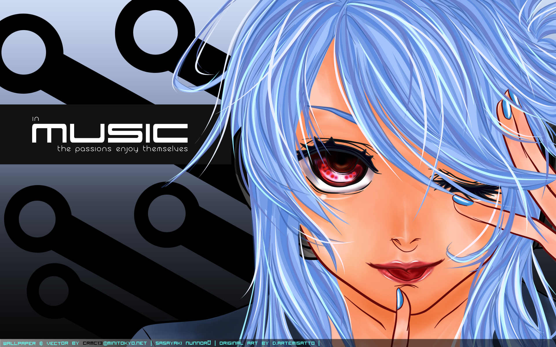 Free download wallpaper Music, Anime on your PC desktop
