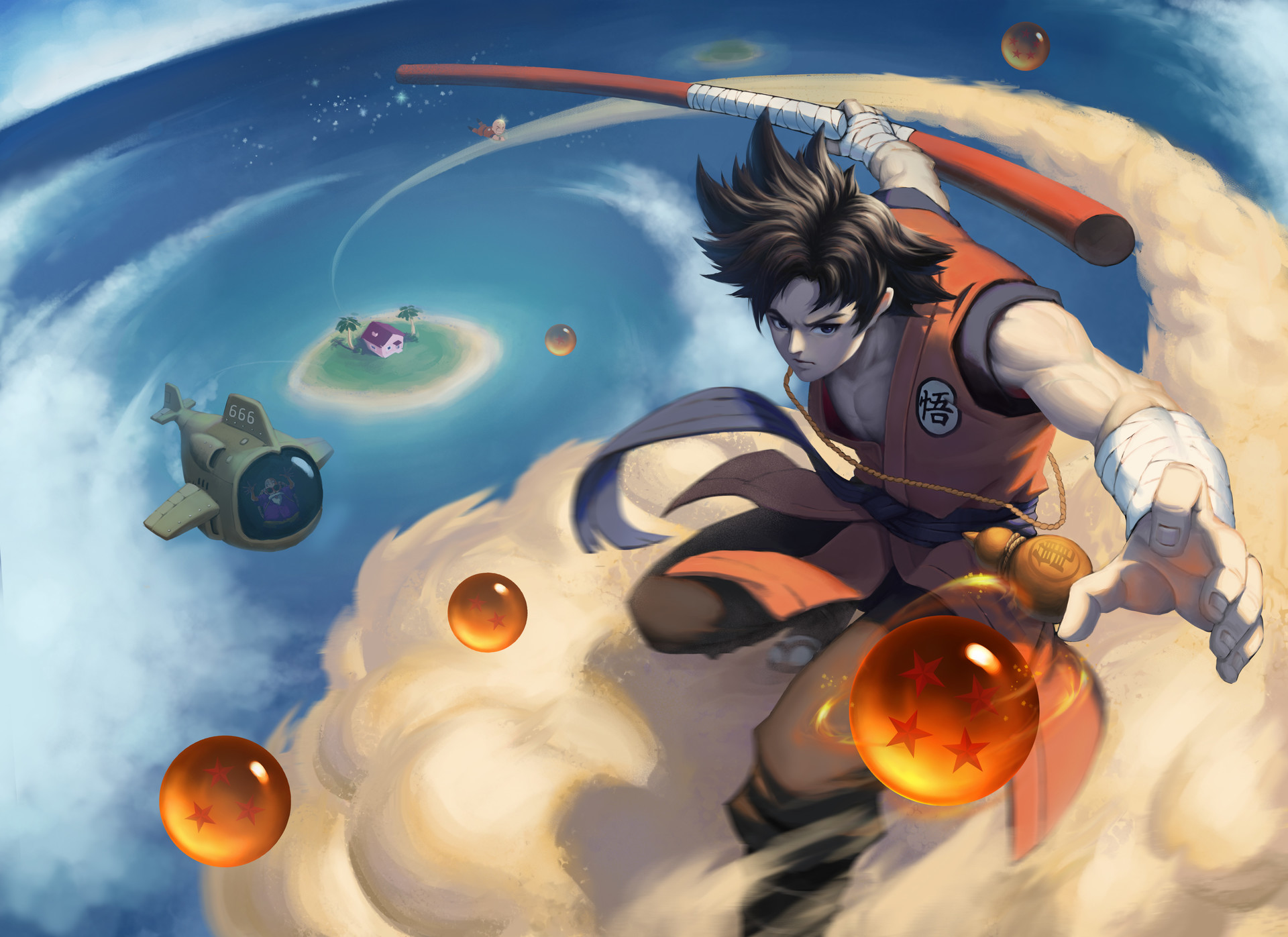 Free download wallpaper Anime, Dragon Ball, Goku on your PC desktop