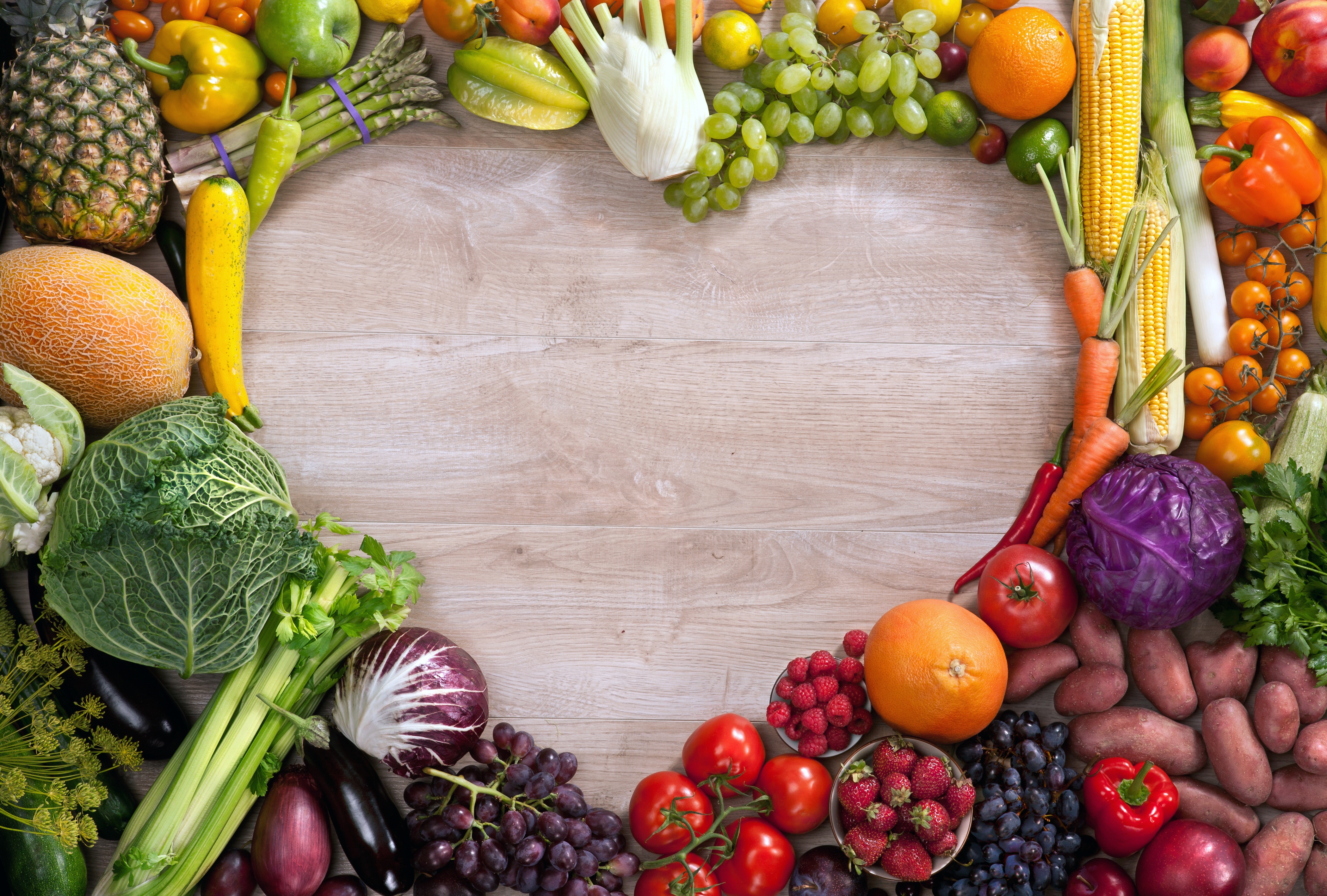 fruits & vegetables, still life, vegetable, food, fruit, heart shaped, fruits