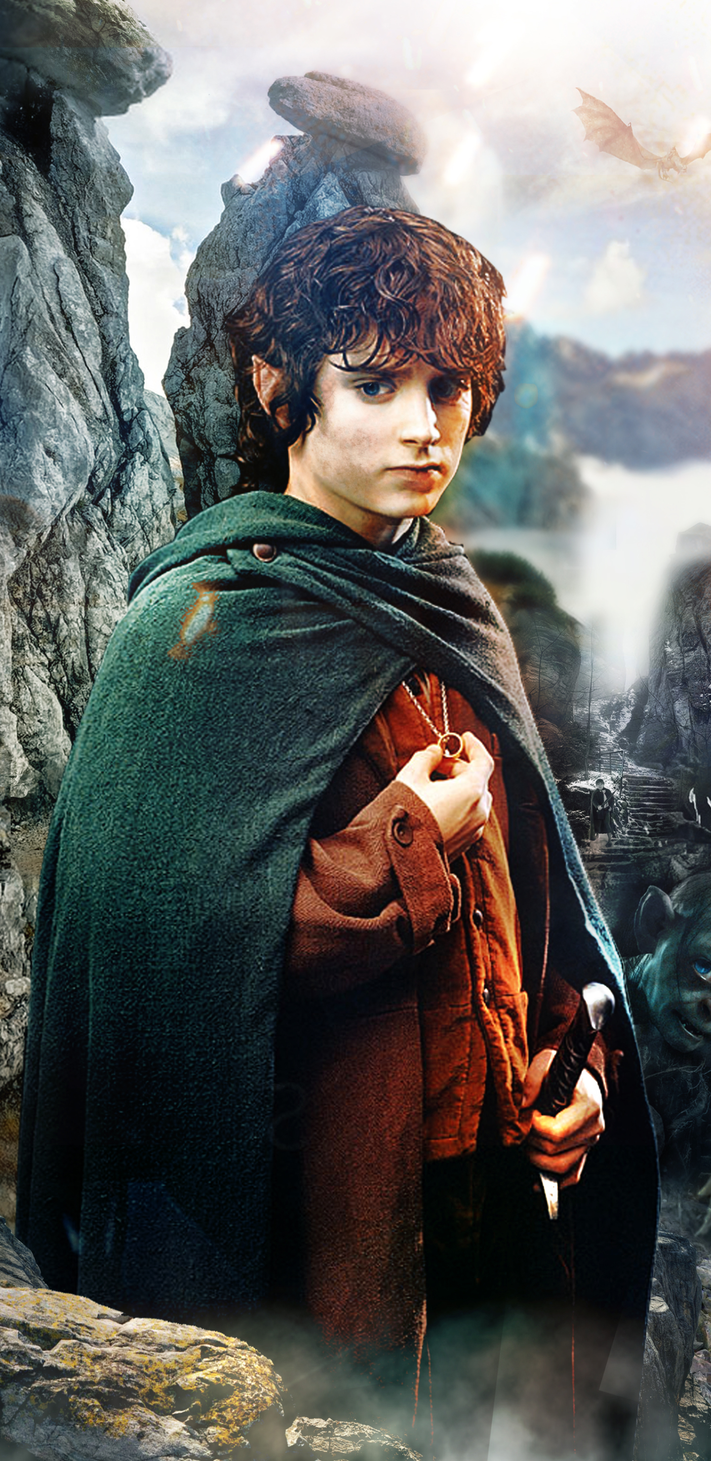 Download mobile wallpaper Movie, The Lord Of The Rings, Frodo Baggins for free.