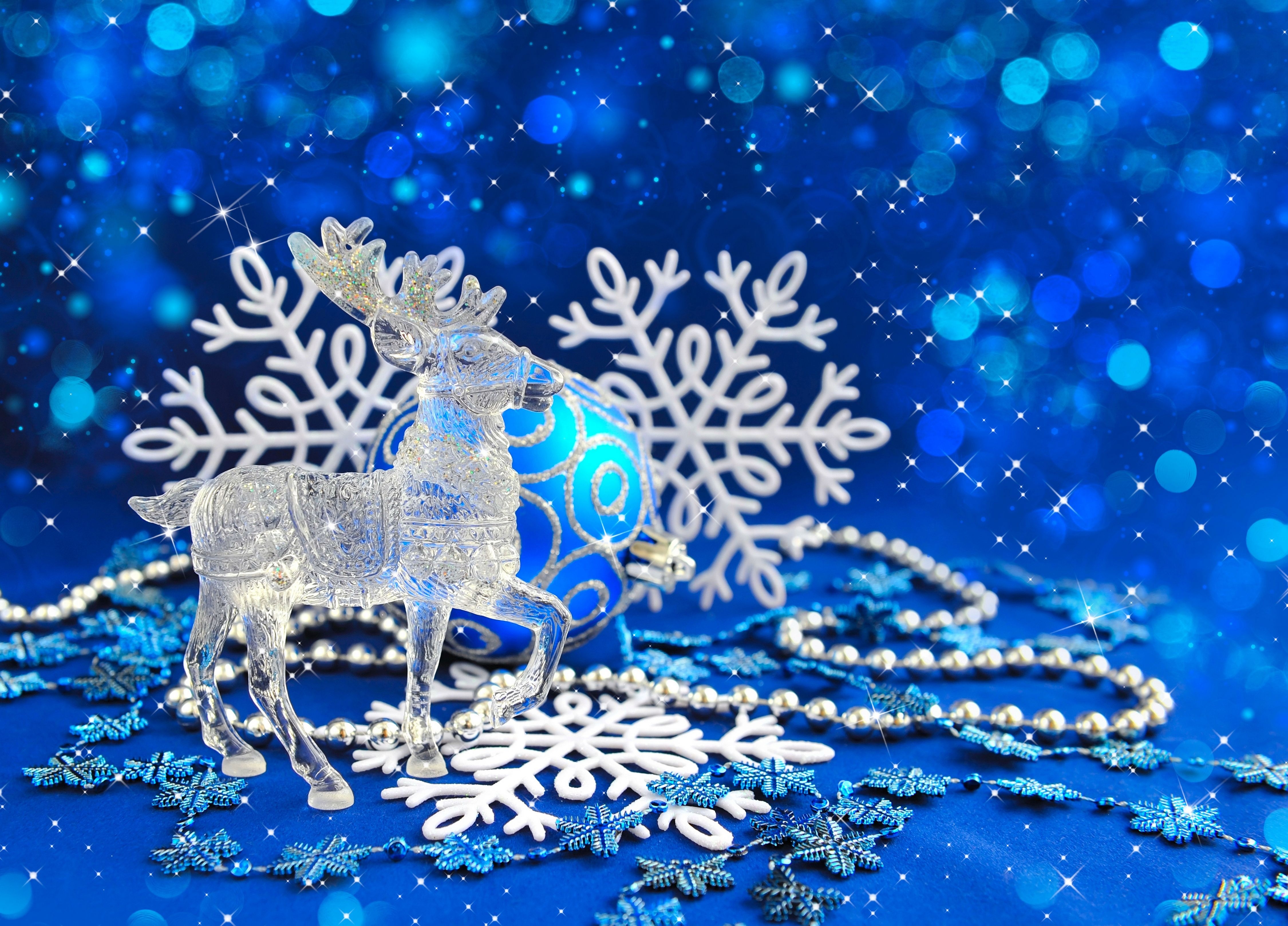 Laden Sie das Feiertage, Schnee, Weihnachten, Weihnachtsschmuck, Hirsch-Bild kostenlos auf Ihren PC-Desktop herunter