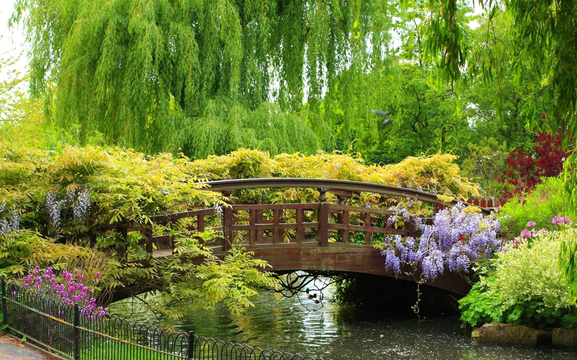 Free download wallpaper Garden, Man Made on your PC desktop