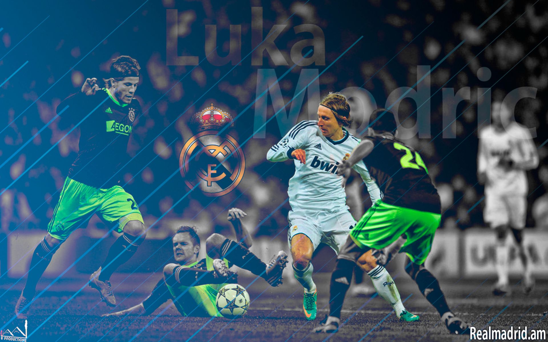 Download mobile wallpaper Sports, Soccer, Real Madrid C F, Luka Modrić for free.