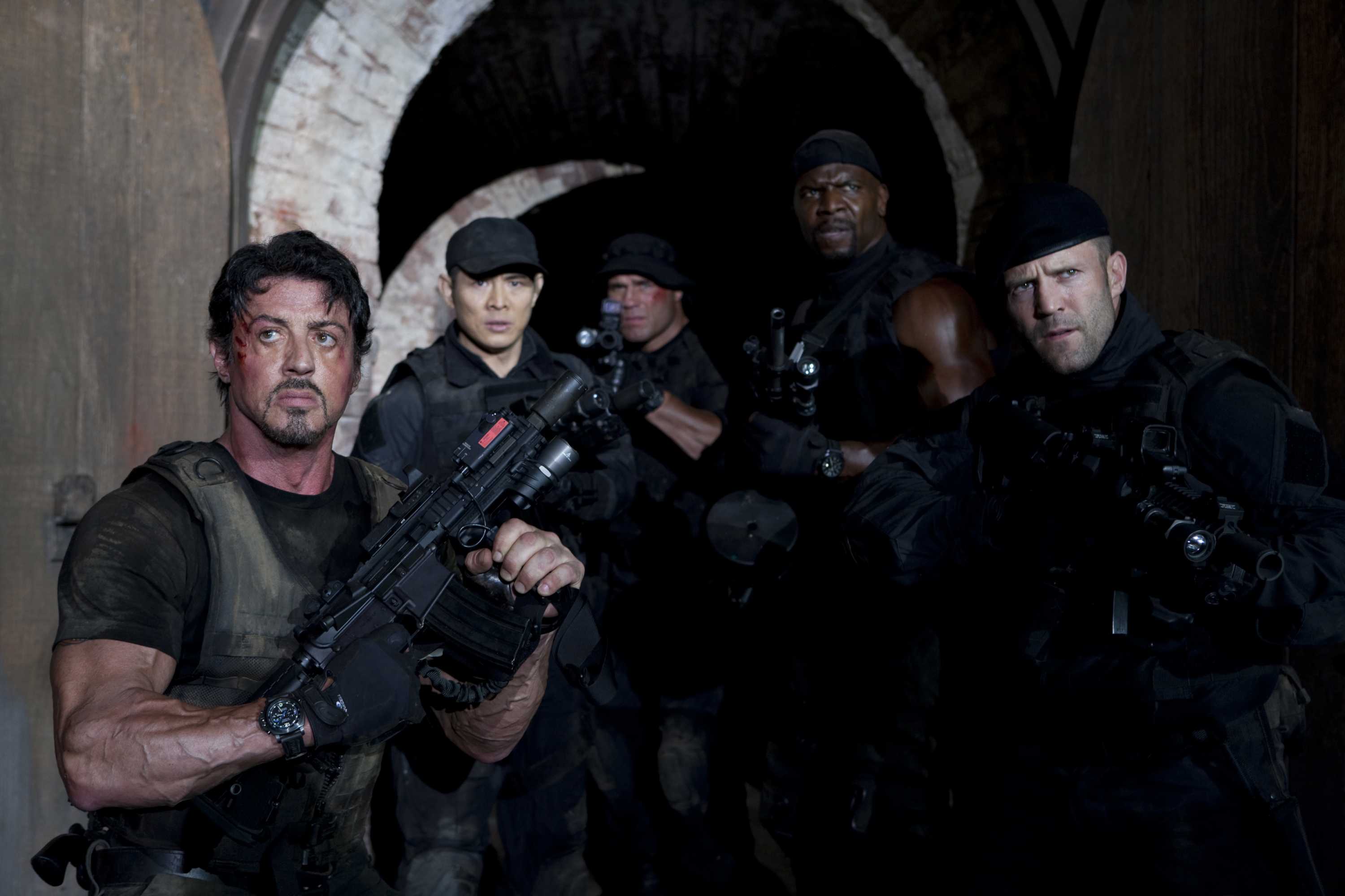 movie, the expendables, barney ross, hale caesar, jason statham, jet li, lee christmas, randy couture, sylvester stallone, terry crews, toll road, yin yang (the expendables)
