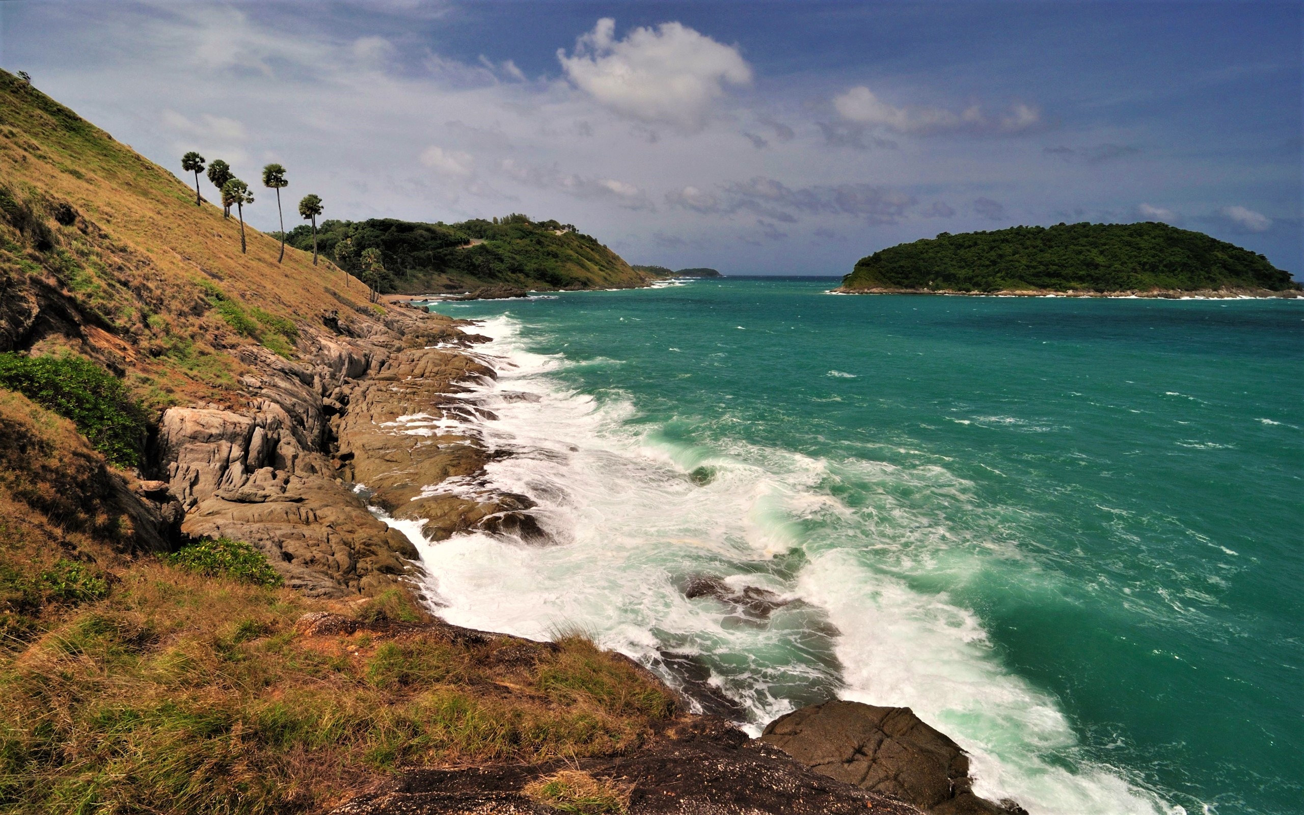 Скачать картинку Море, Пляж, Океан, Остров, Таиланд, Земля/природа в телефон бесплатно.