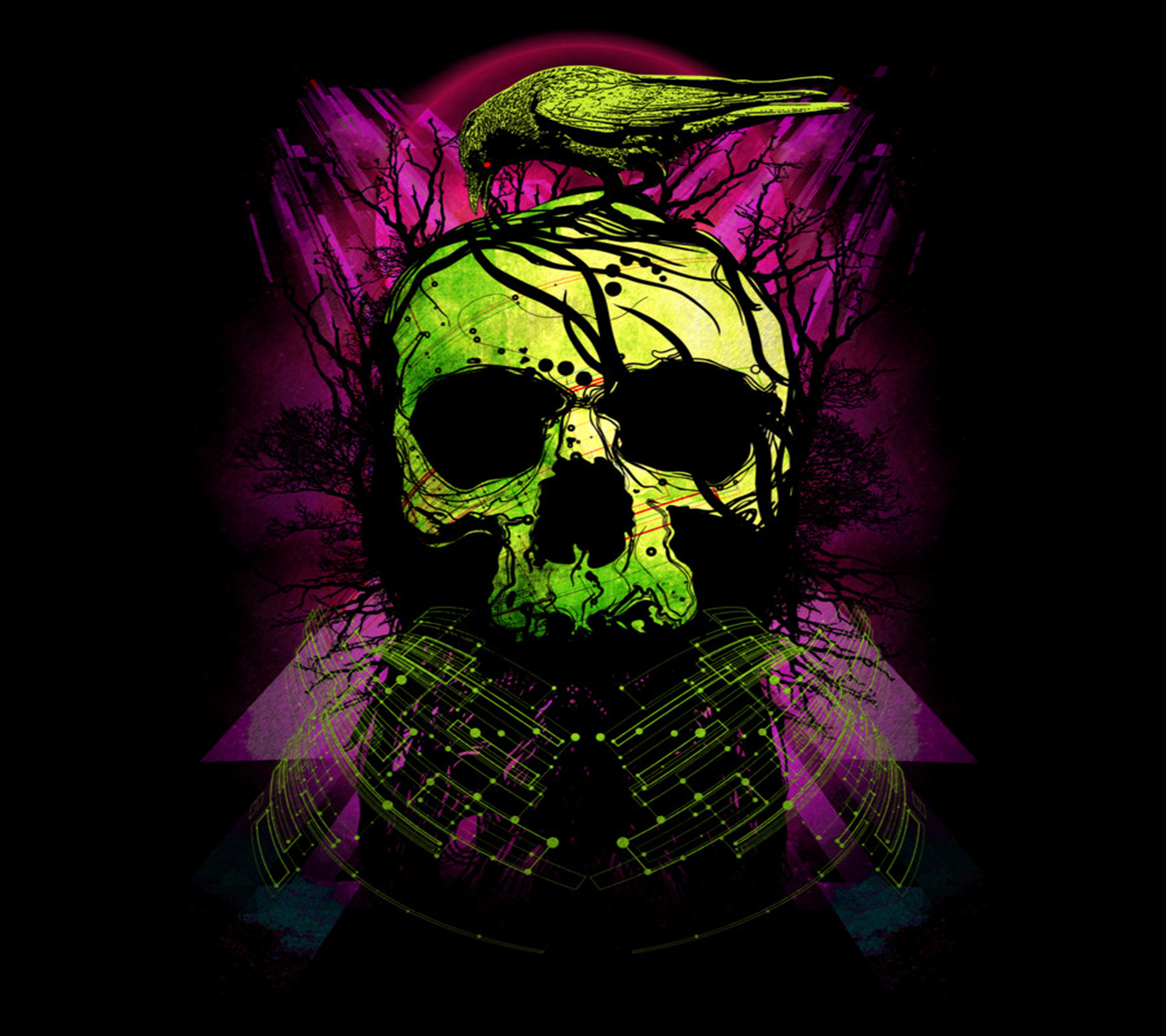 Free download wallpaper Dark, Skull on your PC desktop