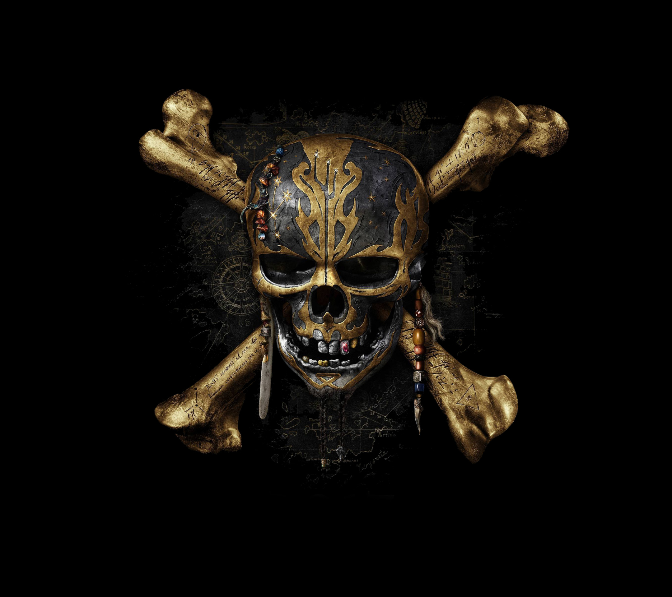 Laden Sie das Fluch Der Karibik, Schädel, Skelett, Filme, Piraten Der Karibik, Pirates Of The Caribbean: Salazars Rache-Bild kostenlos auf Ihren PC-Desktop herunter