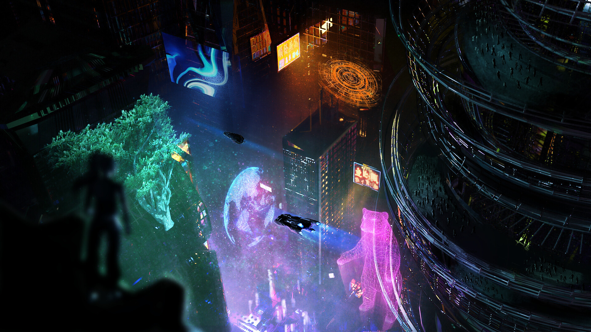 Free download wallpaper Cyberpunk, Sci Fi on your PC desktop