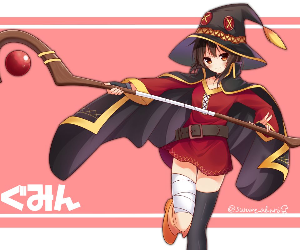 Téléchargez gratuitement l'image Animé, Kono Subarashii Sekai Ni Shukufuku O!, Megumin (Konosuba) sur le bureau de votre PC