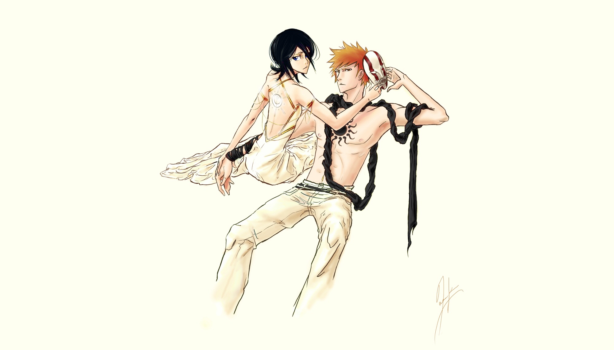 Descarga gratis la imagen Animado, Rukia Kuchiki, Bleach: Burîchi, Ichigo Kurosaki en el escritorio de tu PC