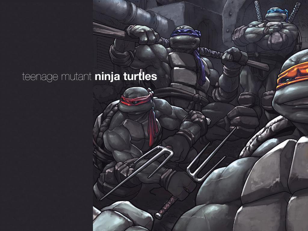 Laden Sie Teenage Mutant Ninja Turtles HD-Desktop-Hintergründe herunter