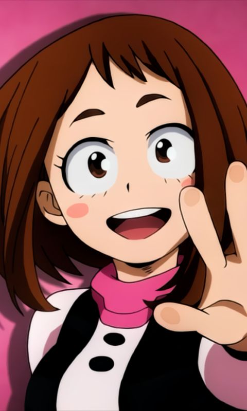 Handy-Wallpaper Animes, Boku No Hero Academia, Ochaco Uraraka kostenlos herunterladen.