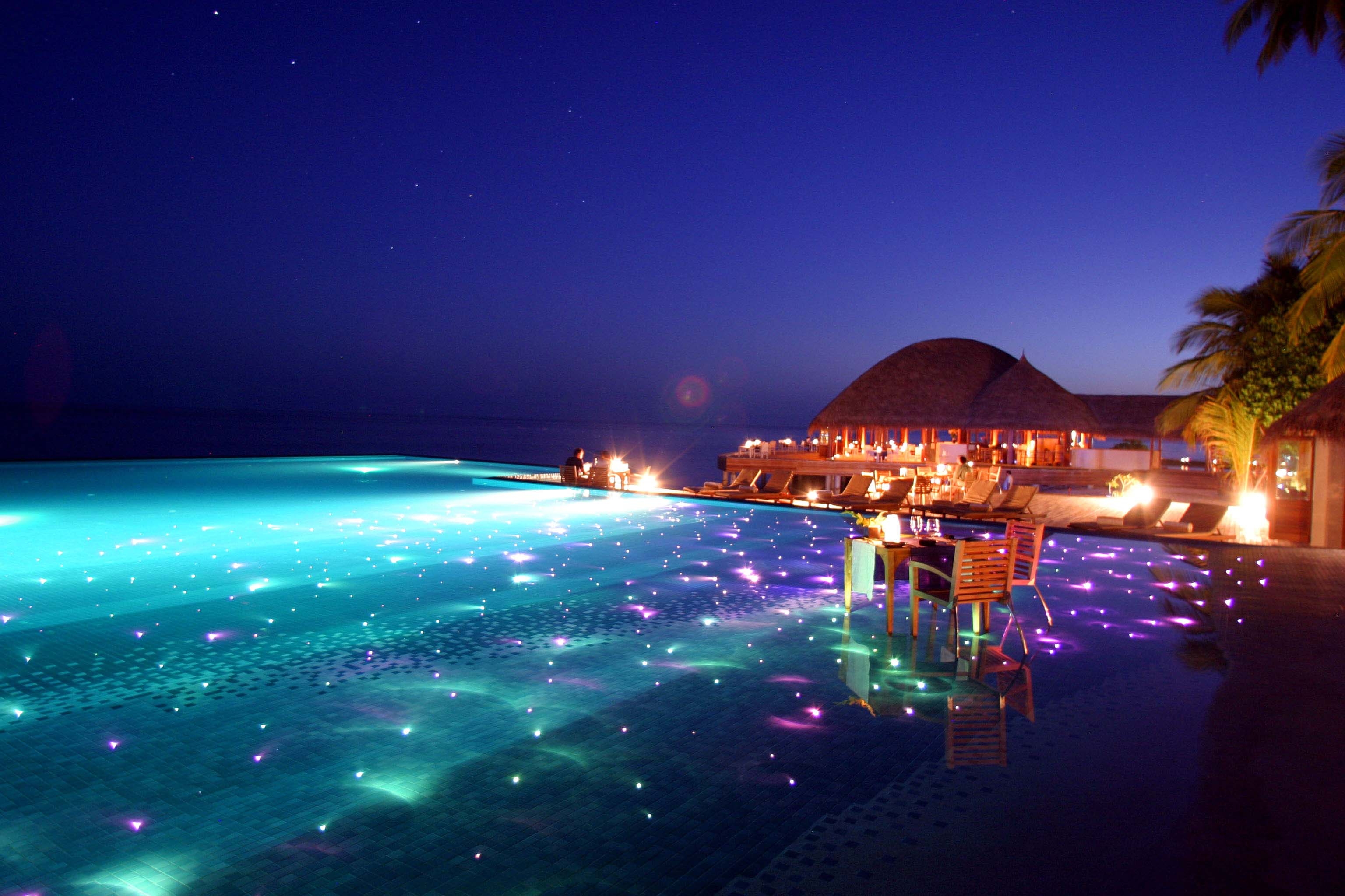 resort, miscellaneous, miscellanea, evening, tropics, maldives