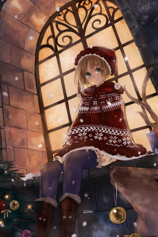 Download mobile wallpaper Anime, Christmas for free.