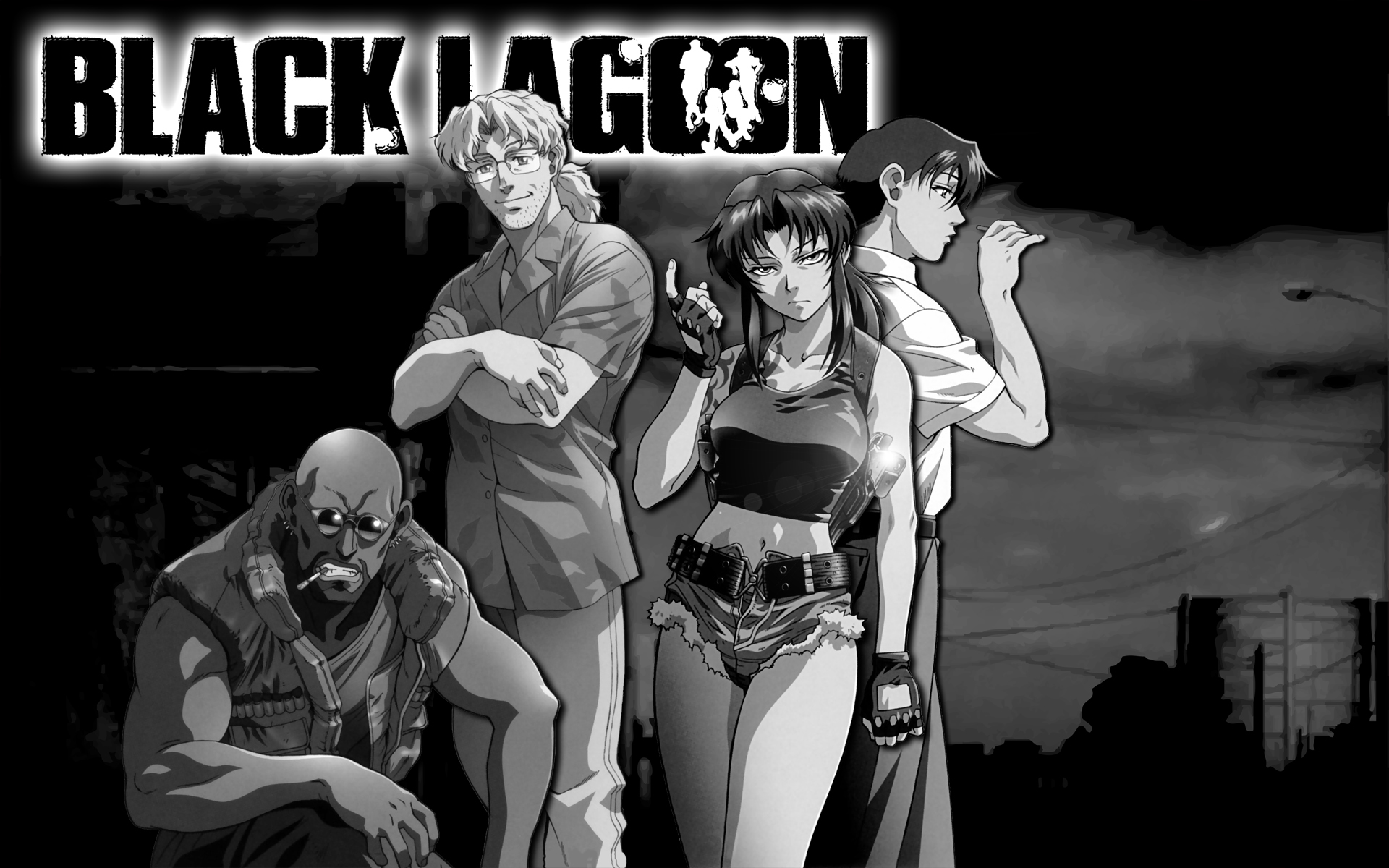 anime, black lagoon, revy (black lagoon)
