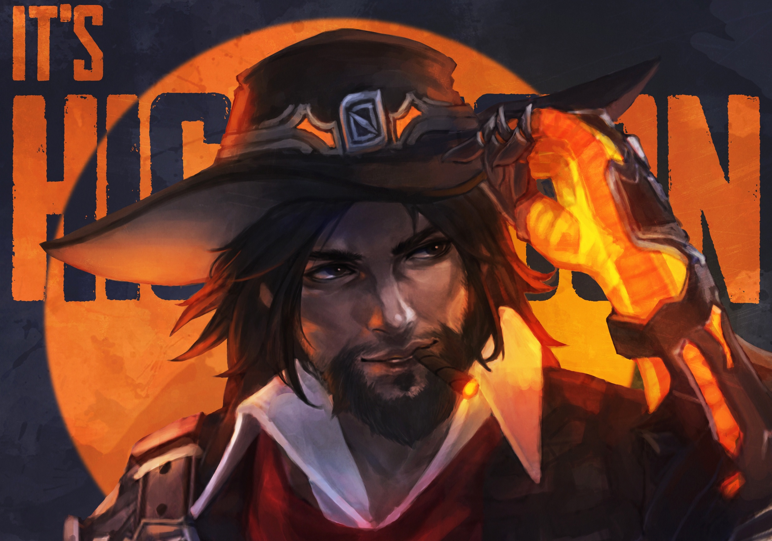 Download mobile wallpaper Halloween, Overwatch, Video Game, Mccree (Overwatch) for free.