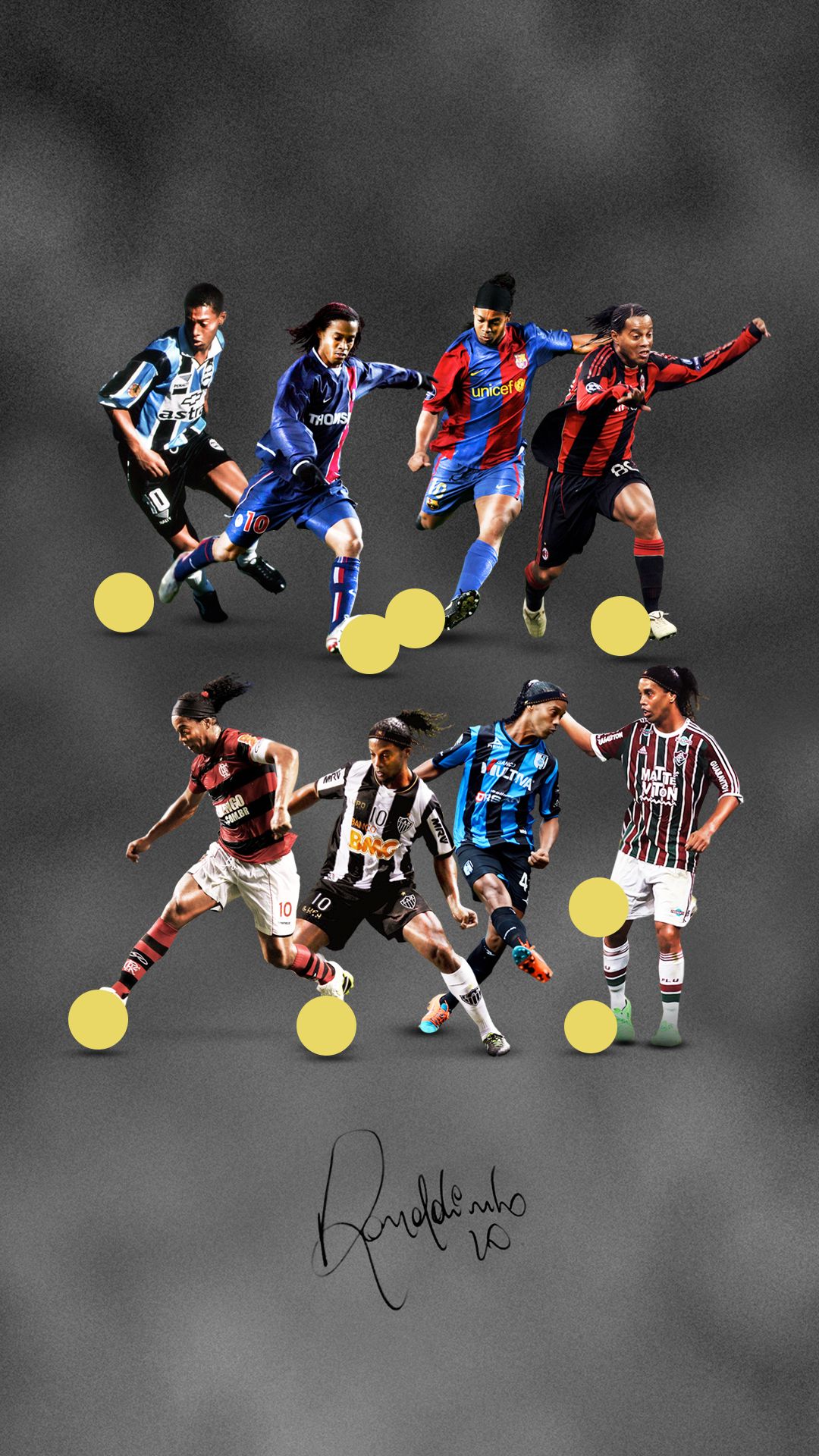 Handy-Wallpaper Sport, Fußball, Ronaldinho, Brasilianisch kostenlos herunterladen.