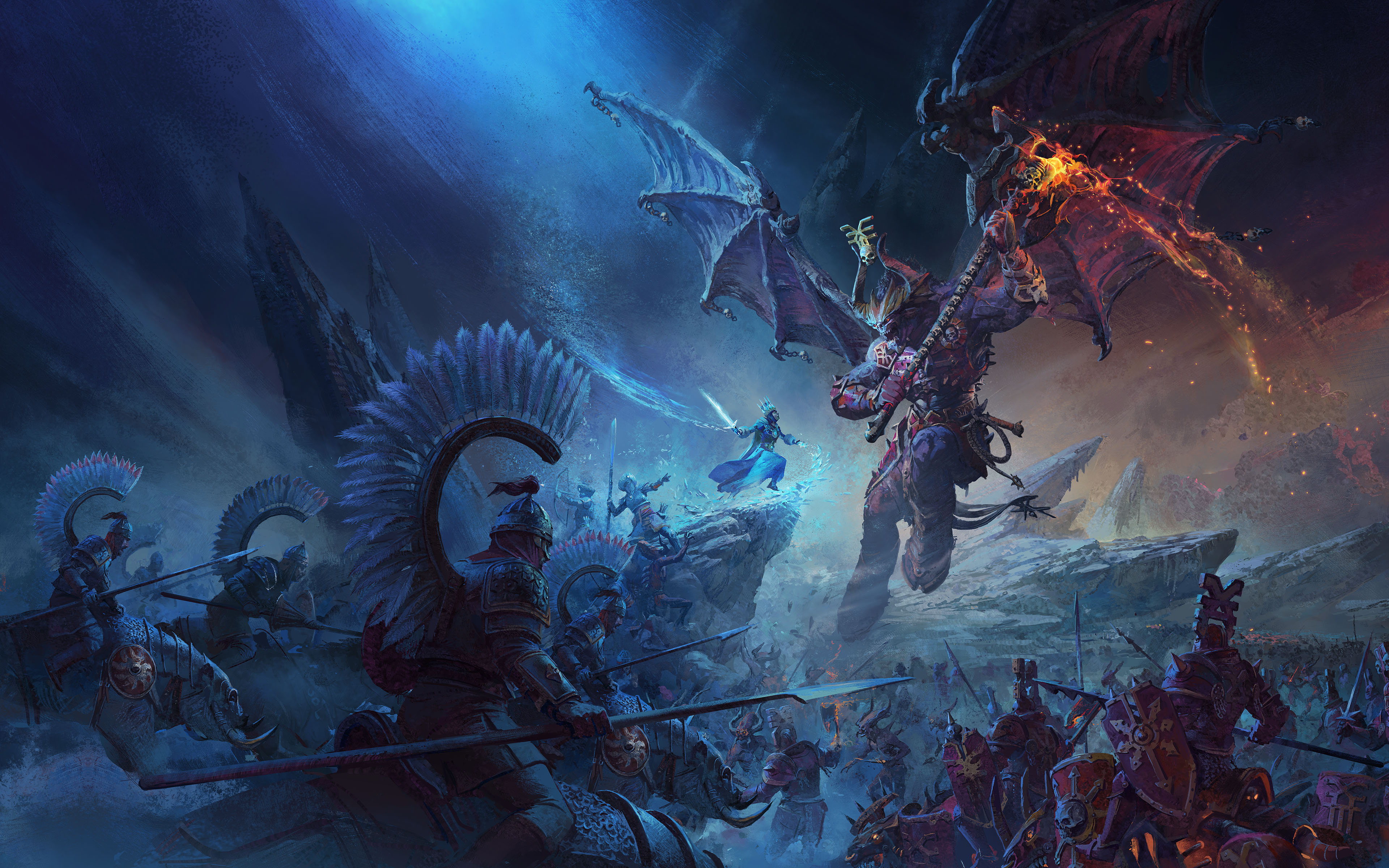 Laden Sie Total War: Warhammer Iii HD-Desktop-Hintergründe herunter