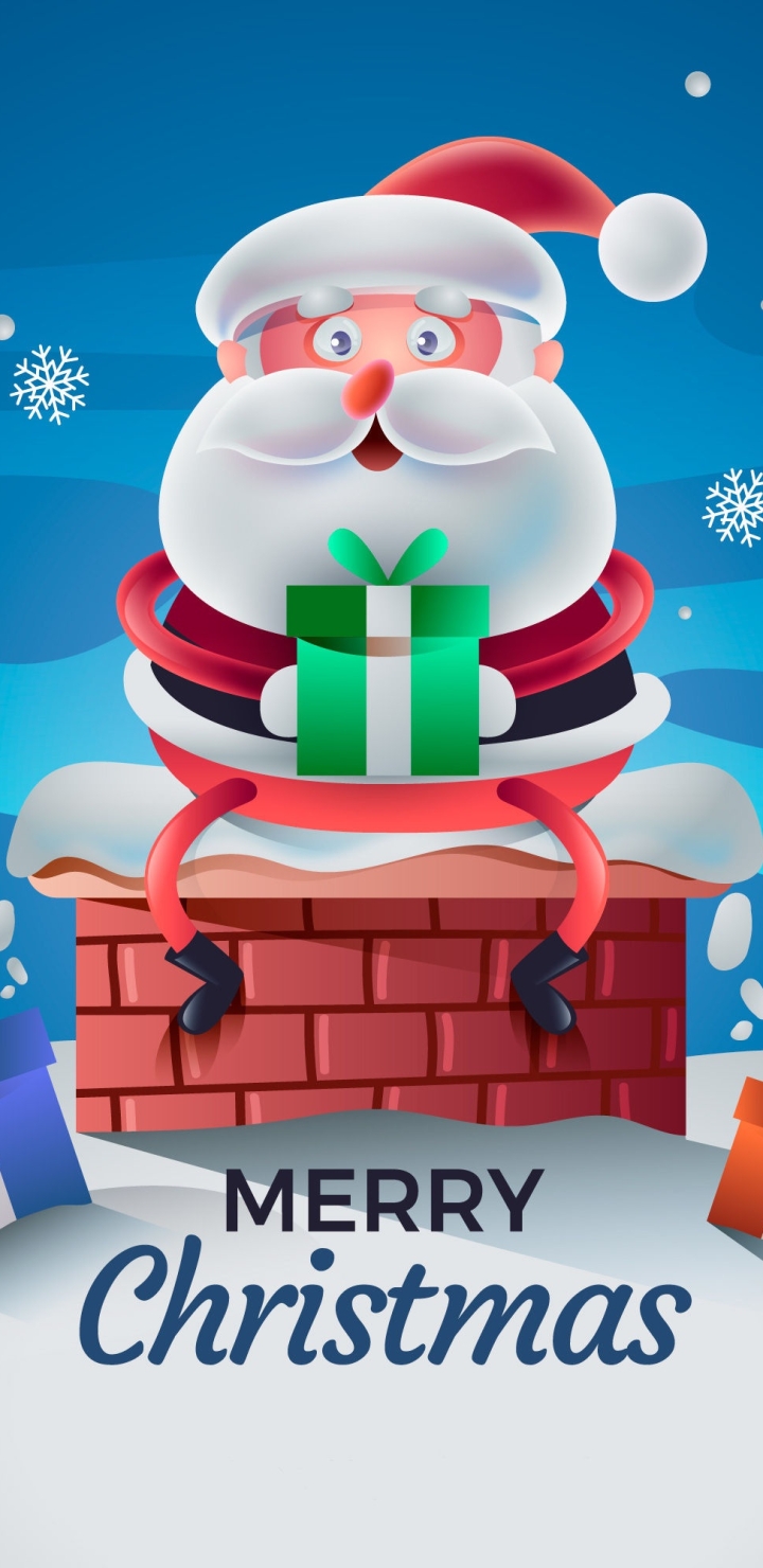 Descarga gratuita de fondo de pantalla para móvil de Navidad, Día Festivo, Papa Noel, Feliz Navidad.