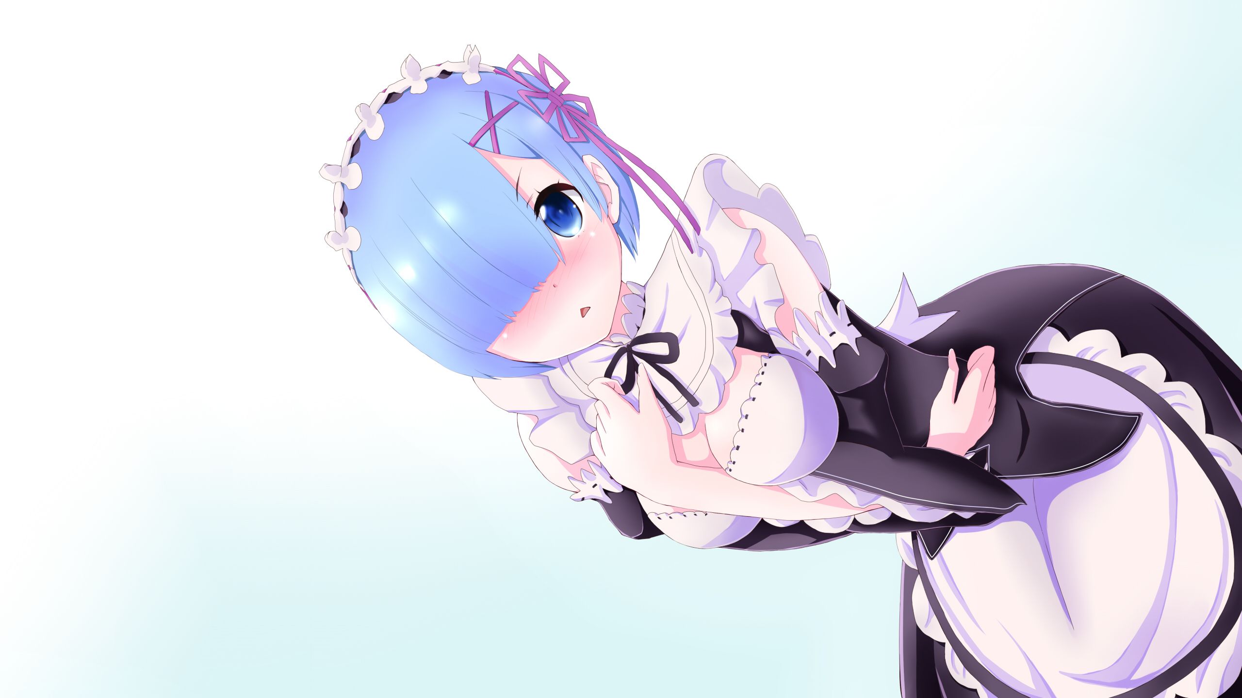 Скачать обои бесплатно Аниме, Re:zero Начало Жизни В Другом Мире, Рем (Re: Ноль) картинка на рабочий стол ПК