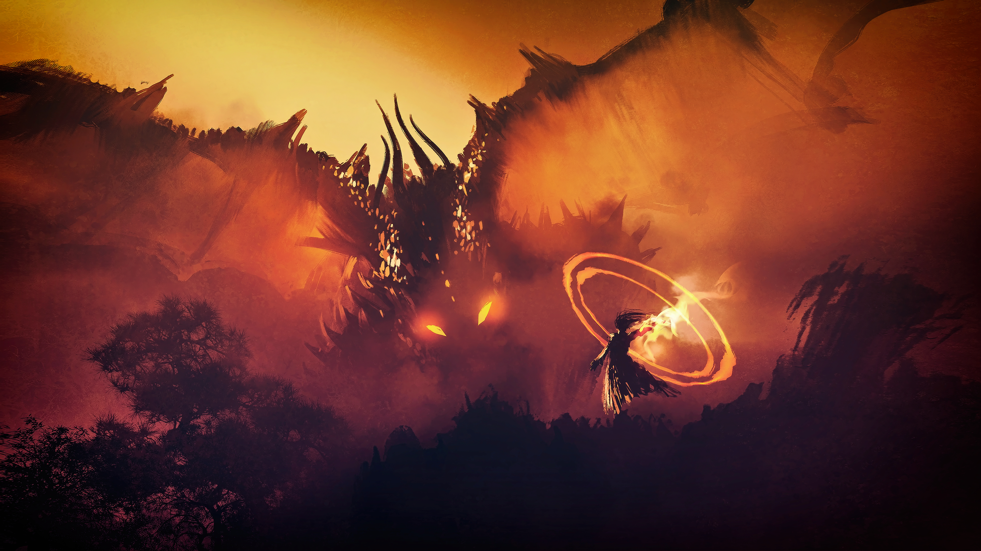 Free download wallpaper Fantasy, Dragon, Wizard on your PC desktop