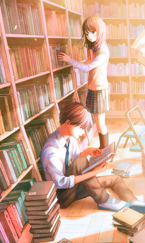 Handy-Wallpaper Bibliothek, Animes kostenlos herunterladen.