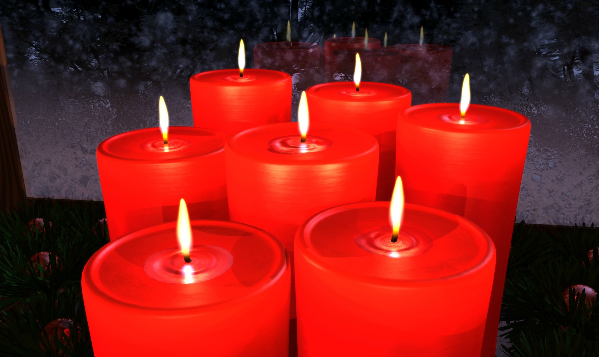 Download mobile wallpaper Candle, Christmas, Holiday for free.