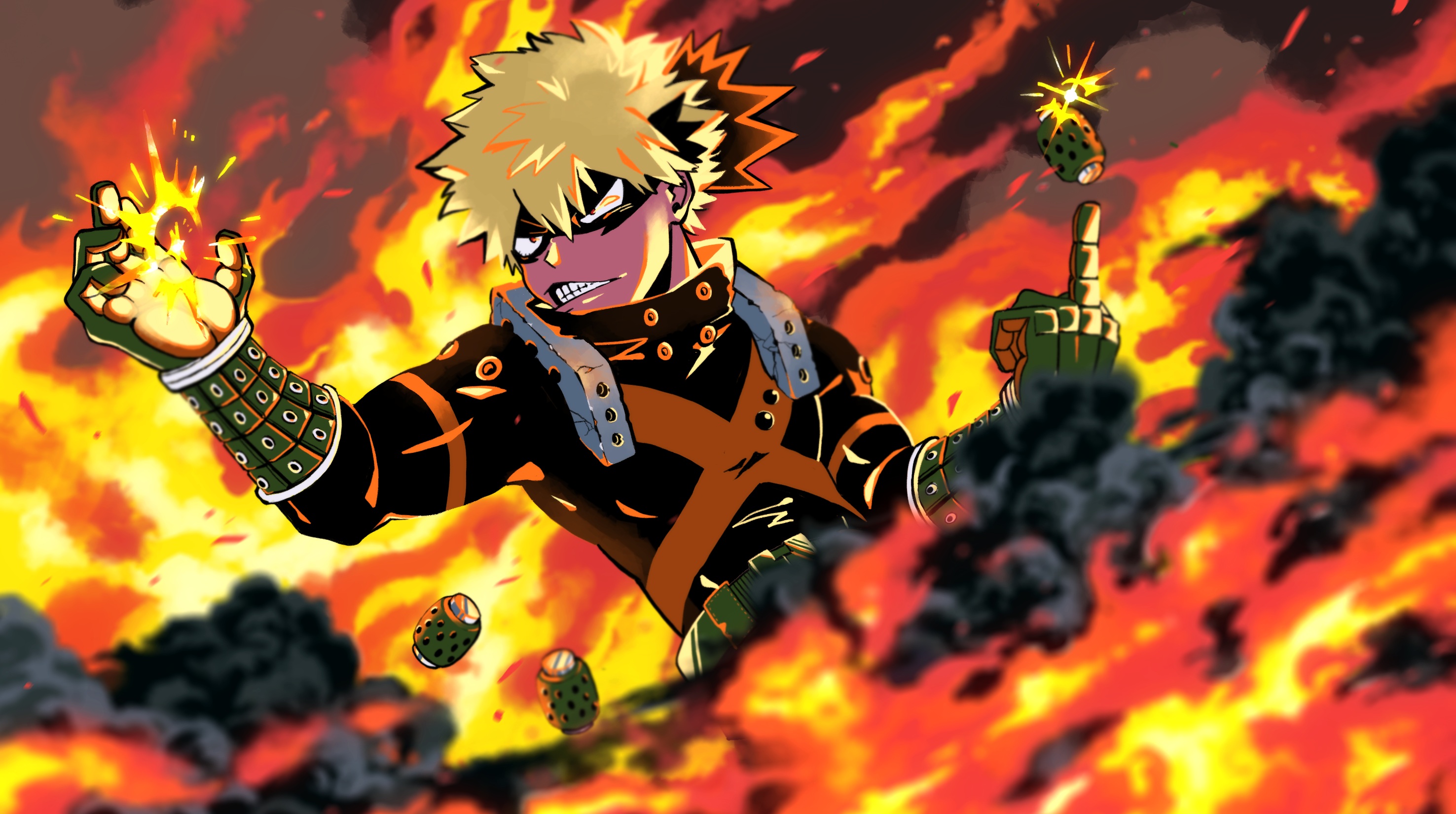 Download mobile wallpaper Anime, Katsuki Bakugou, My Hero Academia for free.