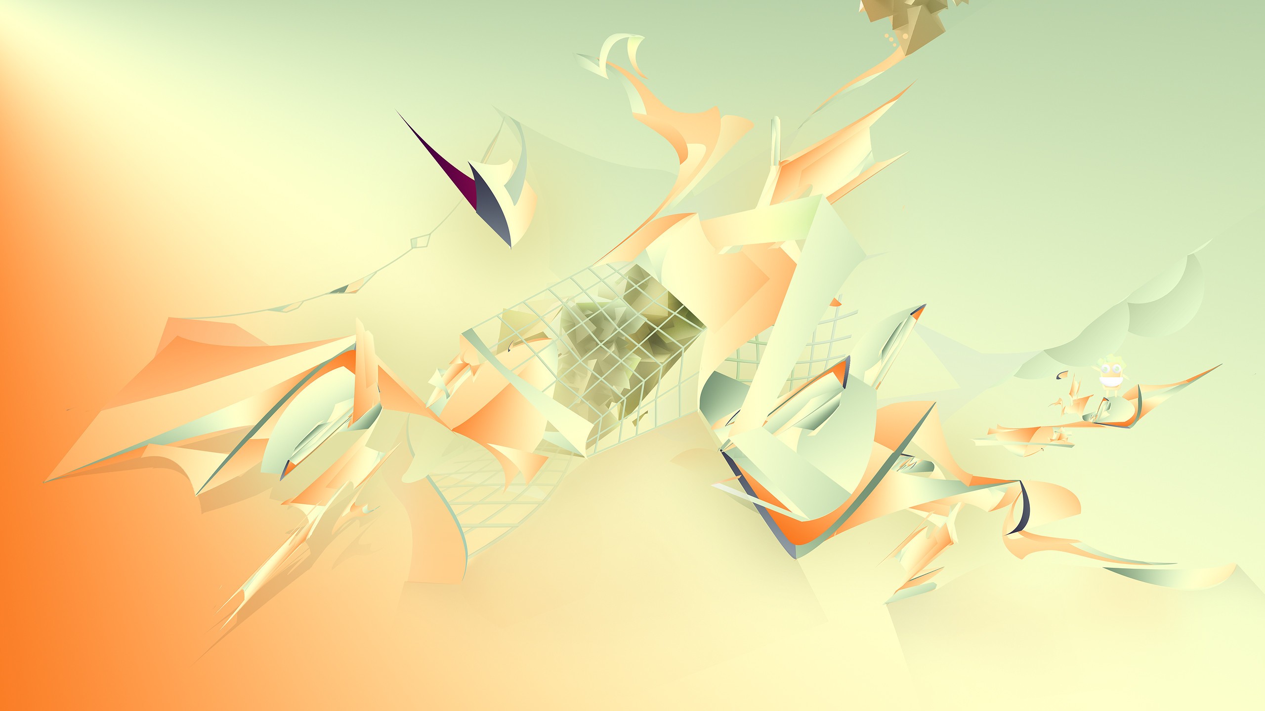 Téléchargez des papiers peints mobile 3D, Image De Synthèse, Abstrait gratuitement.