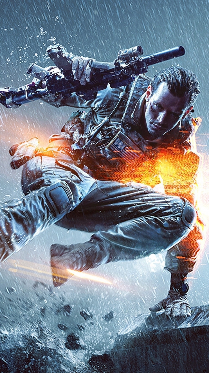 Скачать картинку Видеоигры, Поле Битвы, Battlefield 4 в телефон бесплатно.