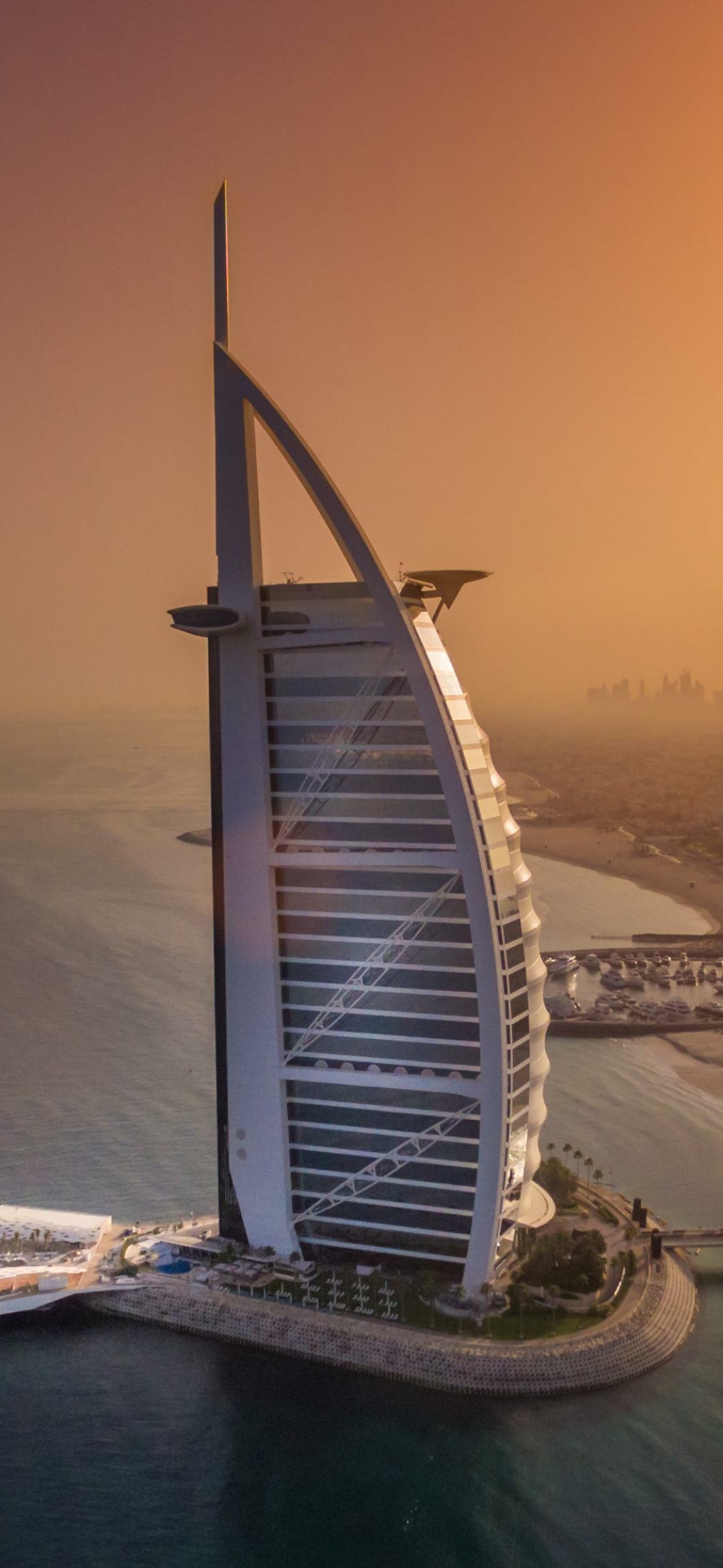 Descarga gratuita de fondo de pantalla para móvil de Edificio, Emiratos Árabes Unidos, Burj Al Arab, Hecho Por El Hombre, Dubái.