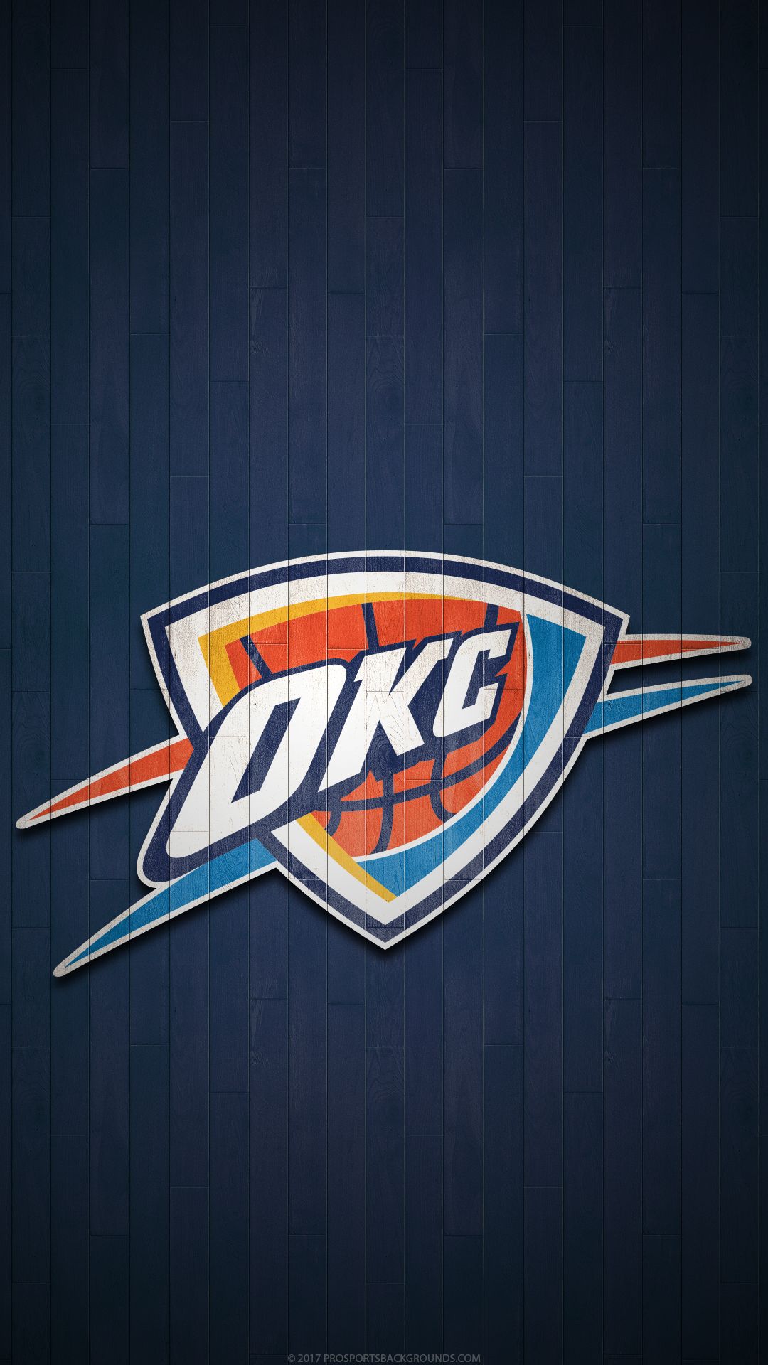 Скачать картинку Баскетбол, Эмблема, Нба, Виды Спорта, Оклахома Сити Тандер в телефон бесплатно.