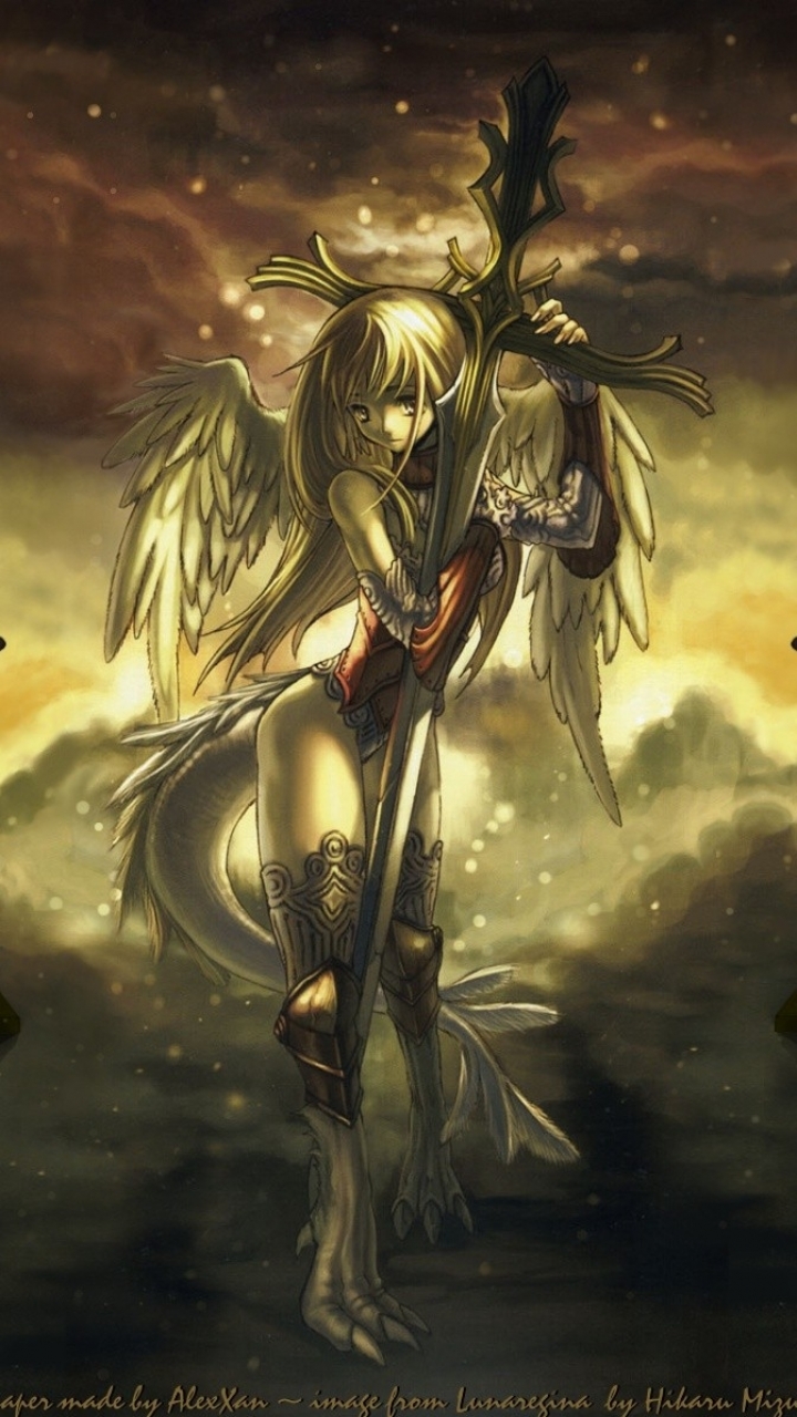 Download mobile wallpaper Anime, Angel for free.