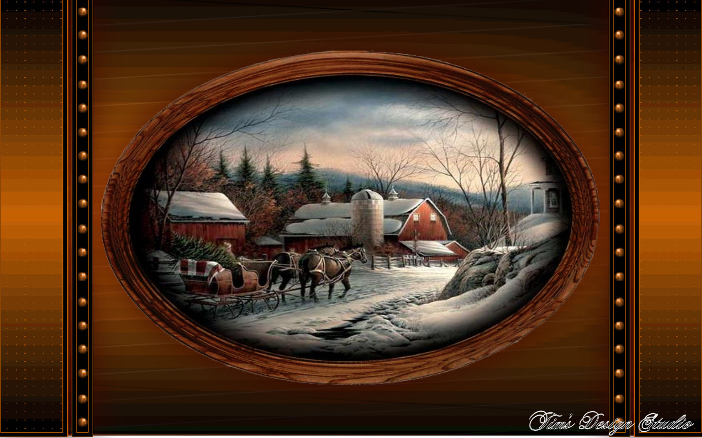 PCデスクトップに木, 馬, 雪, 芸術的, 他の画像を無料でダウンロード