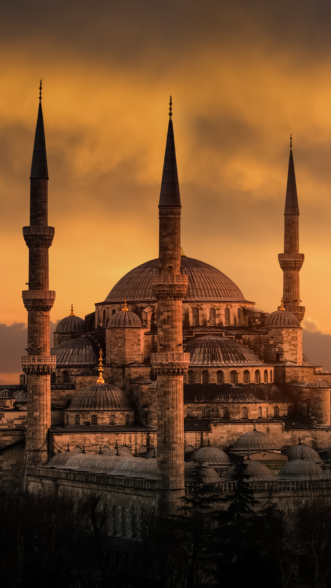 無料モバイル壁紙モスク, 宗教的, スルタン アフメト モスクをダウンロードします。
