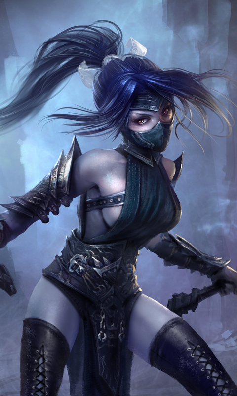 Handy-Wallpaper League Of Legends, Computerspiele, Akali (Liga Der Legenden) kostenlos herunterladen.