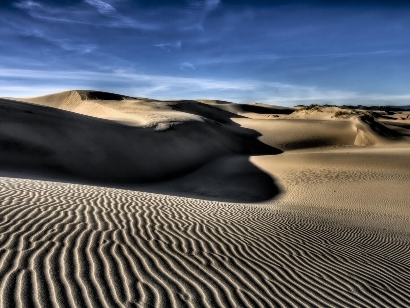 Download mobile wallpaper Sand, Landscape, Sky, Desert for free.