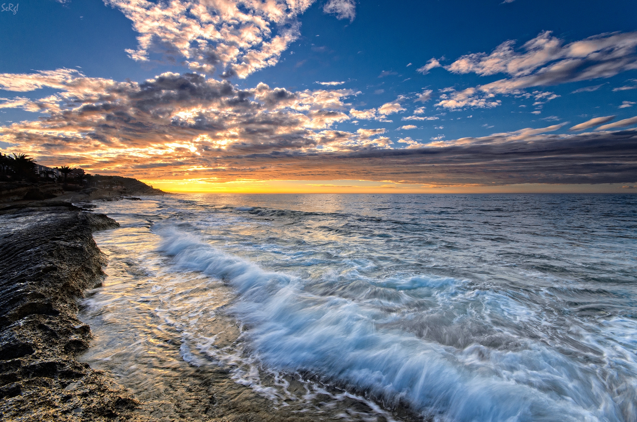 Descarga gratis la imagen Cielo, Mar, Horizonte, Costa, Océano, Ola, Tierra/naturaleza en el escritorio de tu PC