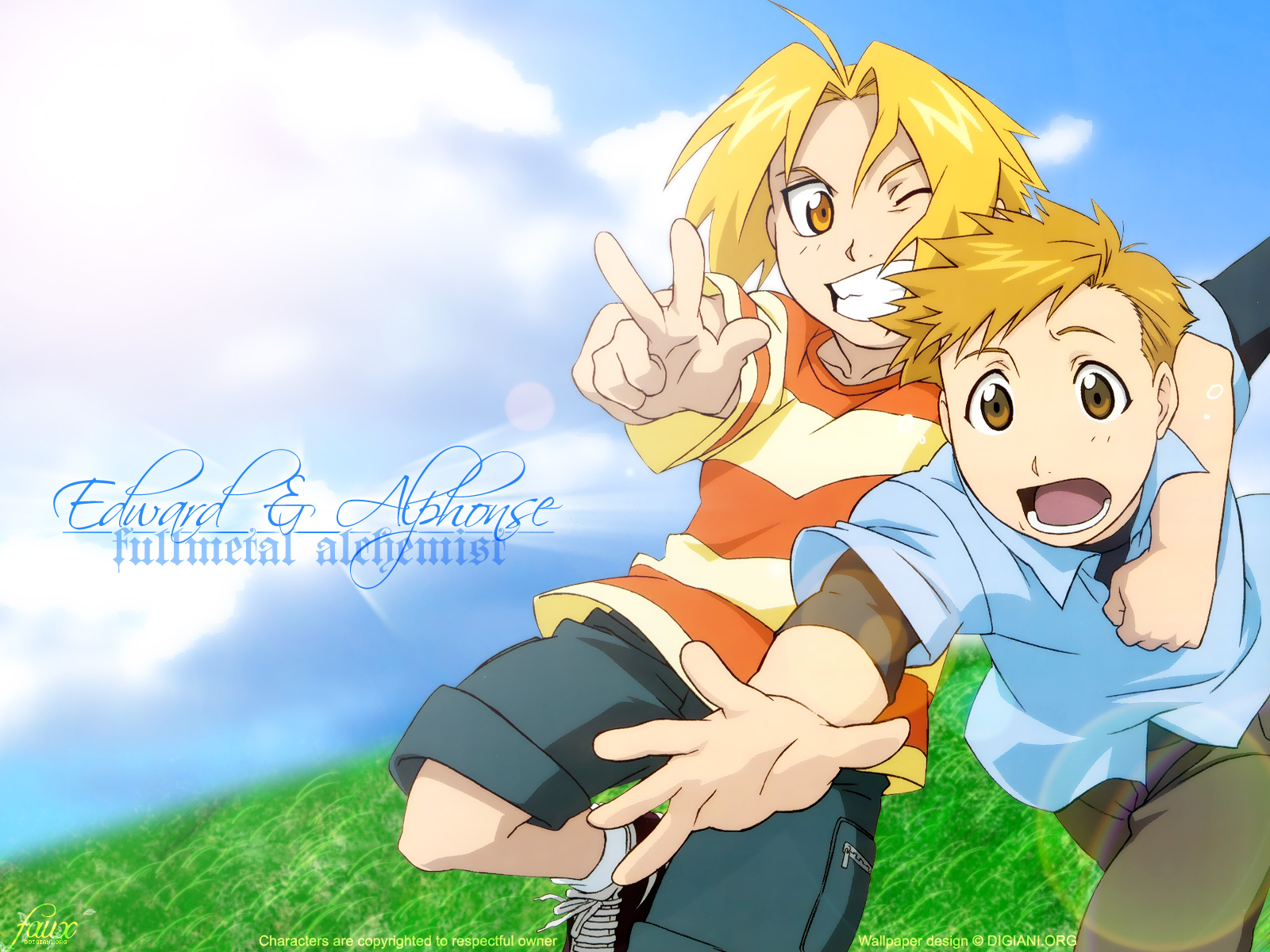 Free download wallpaper Anime, Fullmetal Alchemist, Edward Elric, Alphonse Elric on your PC desktop