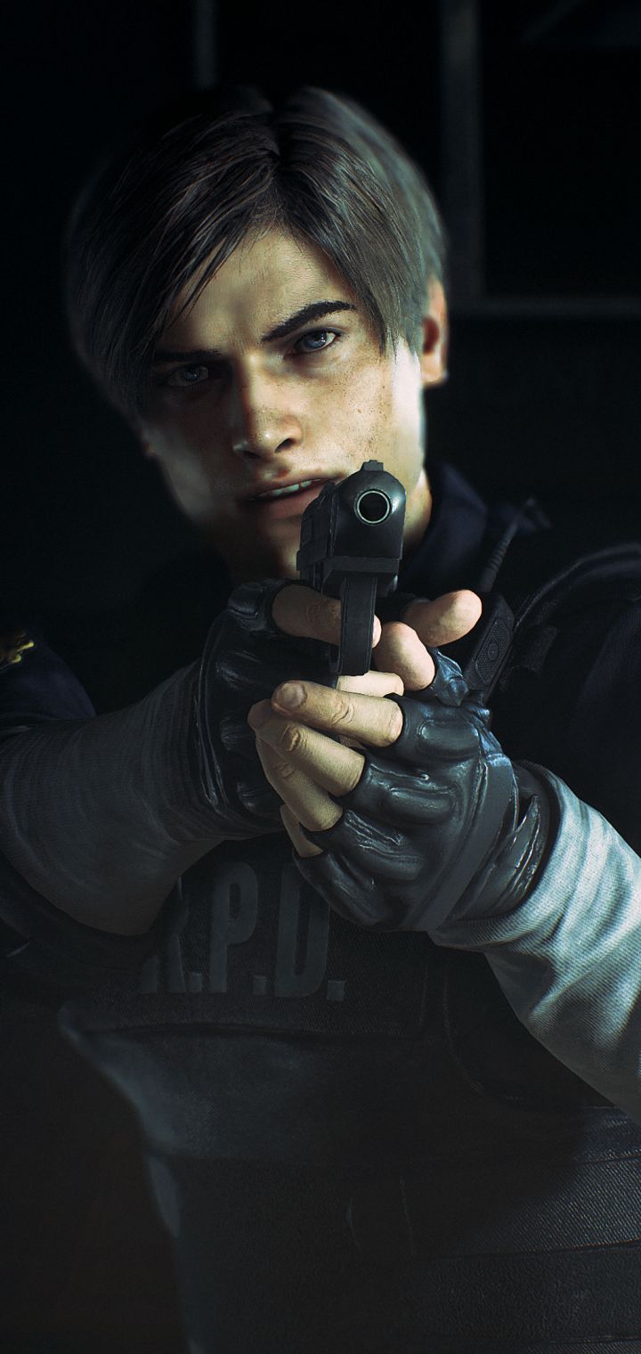 Descarga gratuita de fondo de pantalla para móvil de Videojuego, Leon S Kennedy, Residente Demoníaco, Resident Evil 2 (2019).