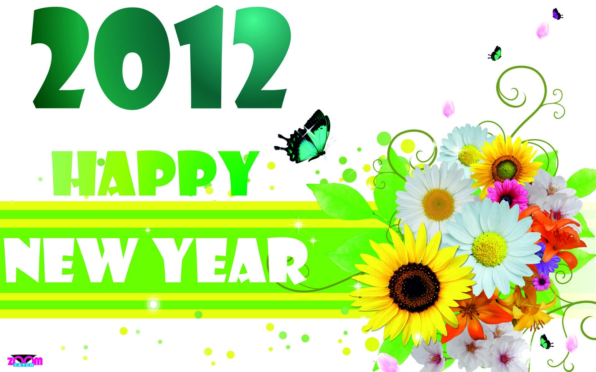 Téléchargez des papiers peints mobile Nouvel An 2012, Vacances gratuitement.