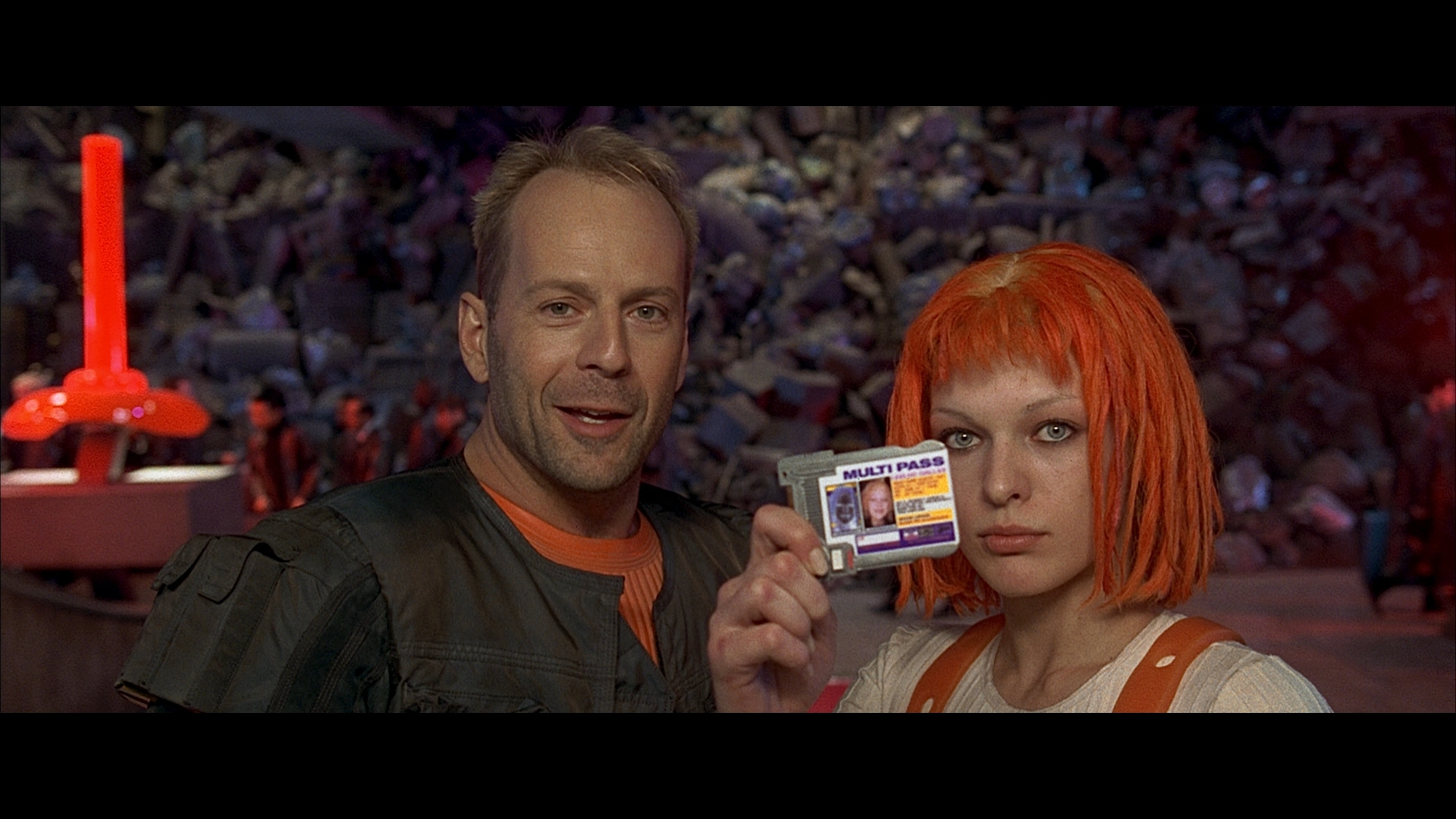 movie, the fifth element, bruce willis, korben dallas, leeloo (the fifth element), milla jovovich