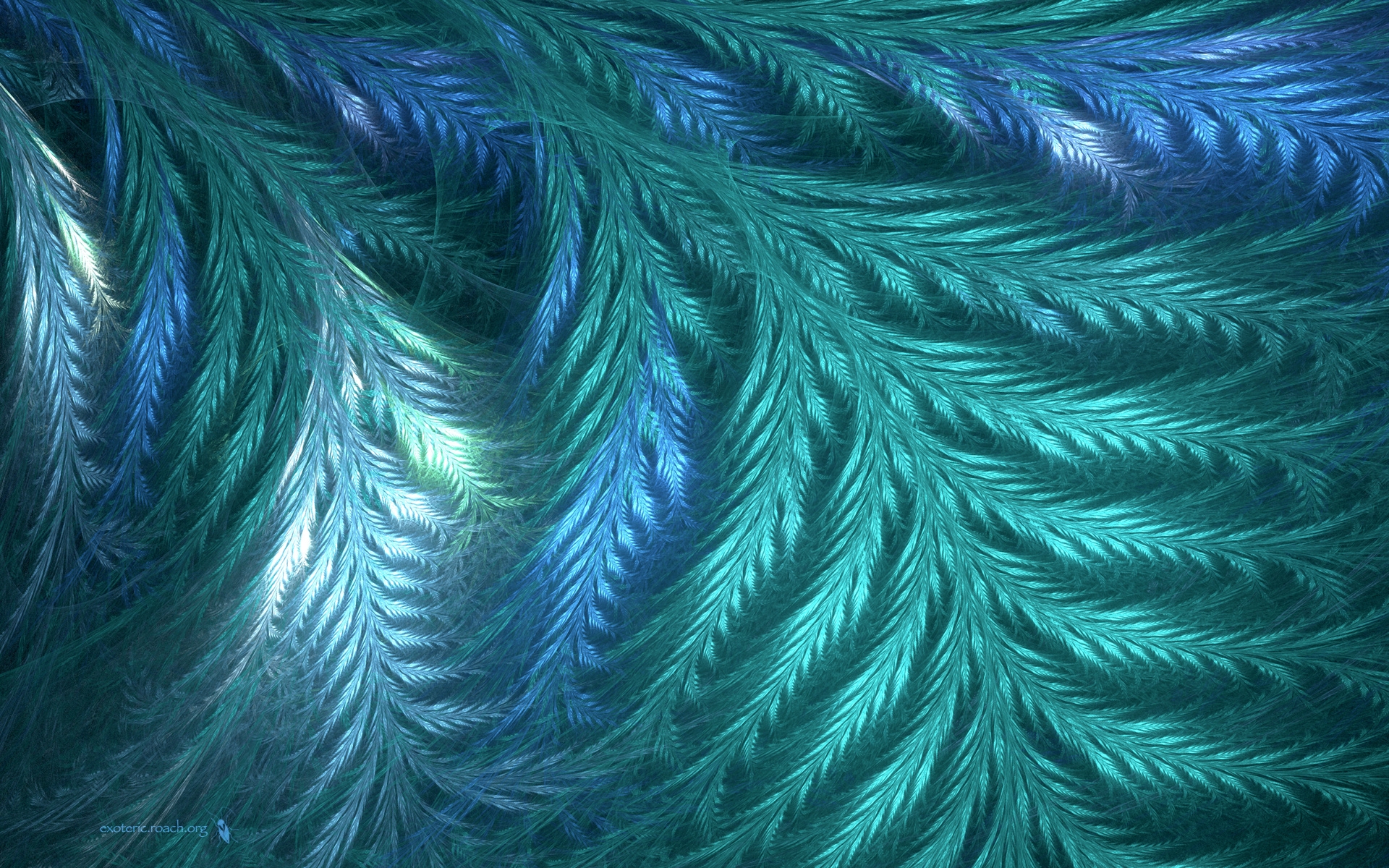 Download mobile wallpaper Abstract, Feather, Fractal for free.