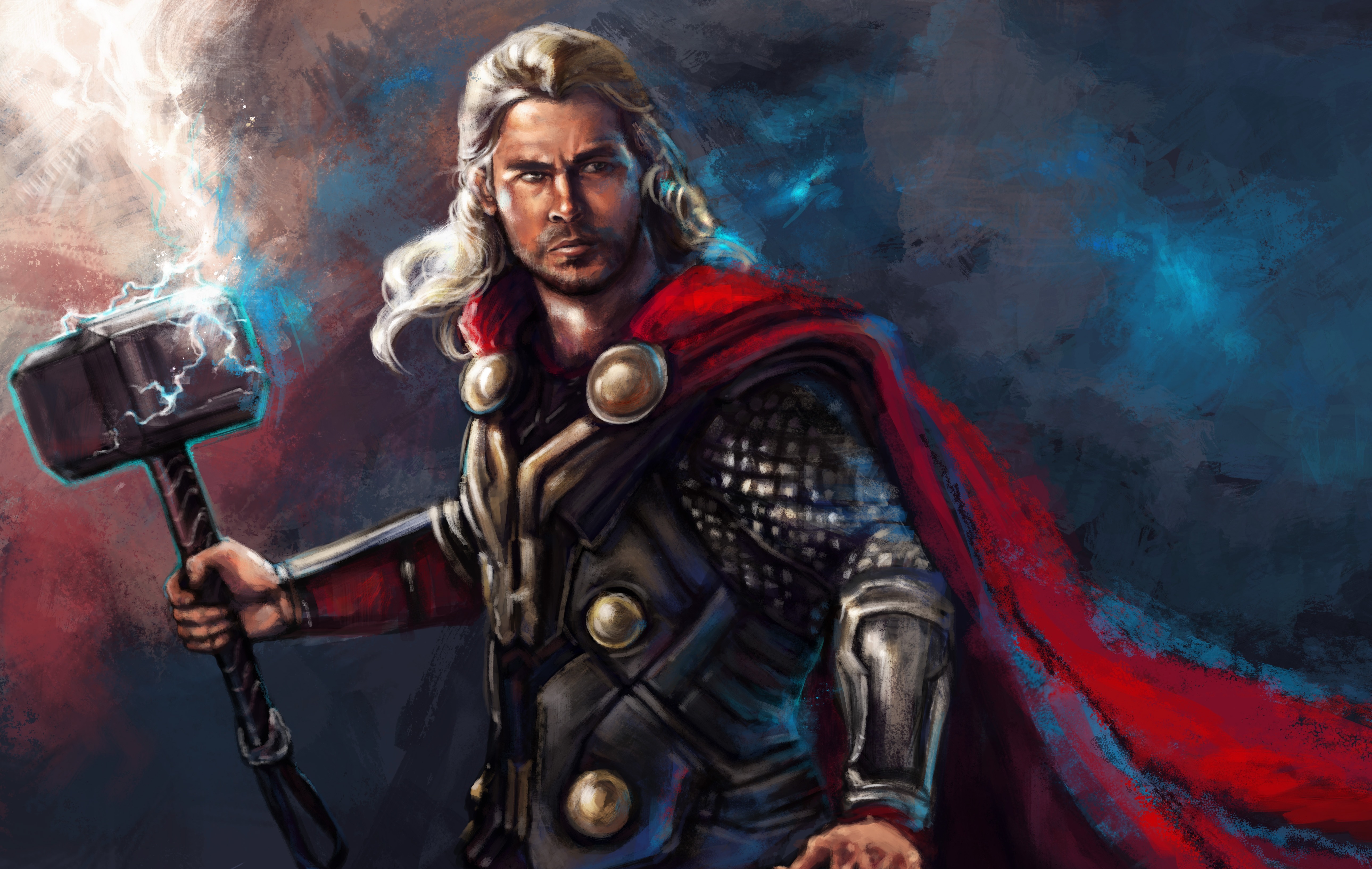 Baixar papel de parede para celular de História Em Quadrinhos, Thor, Chris Hemsworth gratuito.