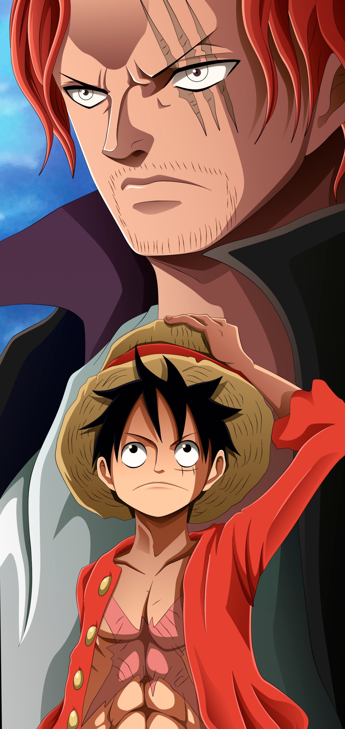 Handy-Wallpaper Animes, One Piece, Affe D Luffy kostenlos herunterladen.